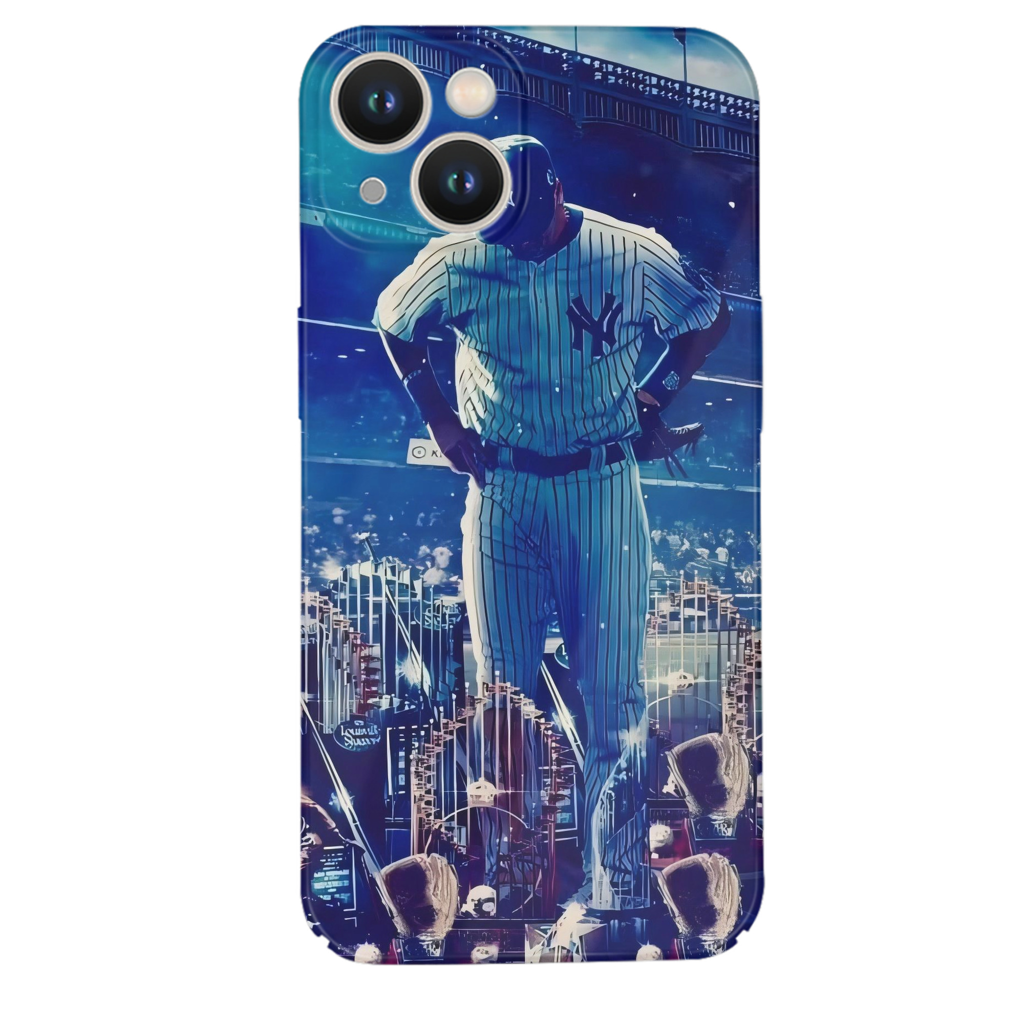 New York Yankees 345 IPhone 14 Series Full-Cover Hard Case – Shockproof With Raised Camera Protection – Precise Cutouts, Wireless Charging Compatible – Durable, Anti-Yellowing, Easy To Clean